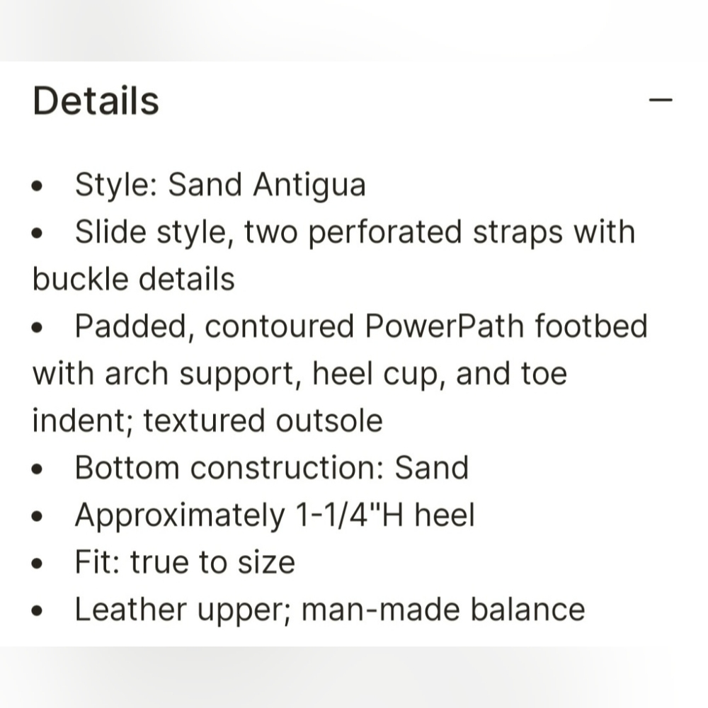 Earth Sand Antigua Women's Perforated Genuine Leather Slide Sandals Black US 9.5 - Picture 16 of 16